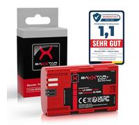 Baxxtar Pro LP-E6NH Batteria 2600mAh con chip informativo - Ricambio per Canon LP-E6NH LP-E6N LP-E6 - per EOS R5 R6 R6 II R7, 5D Mark II III IV, 5DS, 6D, 7D, 60D 70D 80D 90D, XC10 XC15 - riserva pro