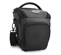 Baxxtar PRO NOVO SLR - Borsa per fotocamera Colt nera (cinghia addominale a spalla), compatibile con Canon EOS RP R7 R8 R10 R50 250D 2000D 4000D - Nikon Z-50 D5600 - Sony Alpha 7 - Panasonic DC GH7