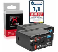Baxxtar PRO NP-F970 Plus batteria (2X 10500mAh) - LG Cells Inside - con uscita USB e DC, controllo della batteria - sostituzione per Sony NP-F970 NP-F980 NP-F990 NP-F960 ...