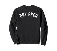 bay Area California Bear Retro San Francisco Beach 510 Felpa