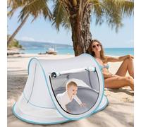 Baɓy Beach Tent - UPF 50+ Sun Protection Canopy | Sand Proof Foldable Pôp up Tõddler Play Tent | Lightweight Outdoor Sunshade For Travel Camping Hiking Fishing Picnic Park Use