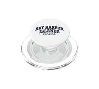 Bay Harbor Islands Florida Vintage Athletic Sports Design PopSockets PopGrip per MagSafe