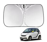 BAYAJIAZ Parasole Parabrezza Pieghevole Finestra Anteriore per Smart Fortwo 451 Coupe 2007-2014 Protezione dai Raggi UV Parasole Copertura Protezione Calore Visiera Estate Accessori Interni,A