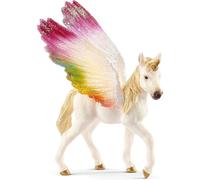 Bayala 70577 Cavallo Unicornio Arcobaleno Alato Figura Giocattolo Schleich 73847