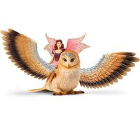 Bayala 70789 Fata In Volo Su Gufo Glam-Owl V2 Figura Giocattolo Schleich 70600