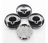 BayDe 4 Pezzi Acrilico/ABS Coprimozzi,per SsangYong 56mm Ruota Centro Tappi Ruggine Antipolvere Protezione Accessori Coprimozzo Styling