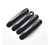 BAYDE Copri Maniglia AntiGraffio Copri Maniglia per Porta Esterna per Auto in Stile Fibra di Carbonio Accessori per Lo Styling Adesivi per Finiture per Seat per Ibiza 2009-2017(Black 1 Keyhole)