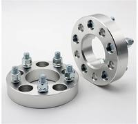 BAYDE distanziali per Ruote Adattatore Mozzo Ruota Auto 20-60mm Adattatore Distanziale Mozzo Ruota Allargato Accessori per Suzuki per Jimny per Vitara(2PCS 25mm Silver)