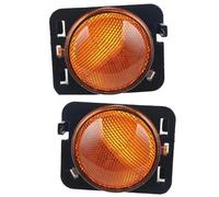 BAYDE Parafango Anteriore Auto Indicatore Laterale Sinistro Destro Per Jeep Wrangler JK 2007-2018 55078145AA 55078144AA(1 Pair)