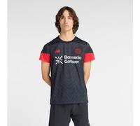 Bayer 04 Leverkusen Uomo New Balance Match Jersey in Nero/Rosso, Poliestere, Taglia M