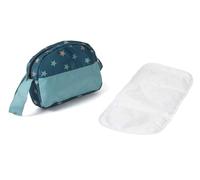 Bayer 2000-Bayer Chic 2000-Borsa fasciatoio, Accessori, Borsa per Bambole, Colore Stelline Turchese, 853-18