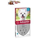 Bayer Advantix 4 pipette per cani da 0-4/ 4-10/ 10-25/ oltre 25/ 40-60 kg pulci
