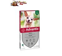 Bayer Advantix 4 pipette per cani da 0-4/ 4-10/ 10-25/ oltre 25/ 40-60 kg pulci
