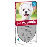 Bayer Advantix Spot On 4 pipette per cani da 4kg a 10kg