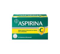 Bayer Aspirina C Trattamento Febbre Dolori e Raffreddore 20 Compresse Effervescenti