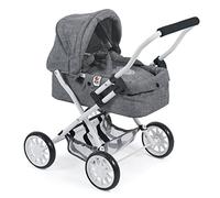 Bayer Chic 2000 555-76 - Passeggino per bambole Smarty, per bambini dai 2 anni in su, jeans grigio
