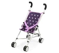 Bayer Chic 2000 601-71 - Mini passeggino Roma, motivo: stelle, viola, 50 x 29 x 57 cm