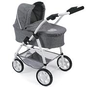 Bayer CHIC 2000 637 76 Kombi Emotion all in, 3 in 1 per Bambole, 3 -o 6 anni, Jeans Grigio