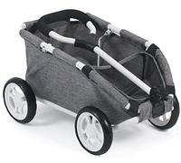 Bayer Chic 2000 660-76 Skipper, piccolo carrello per orsacchiotti e bambole, jeans grigio, 46 x 30 x 29 cm