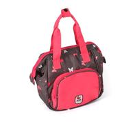 Bayer Chic 2000 - Borsa fasciatoio per bambole, accessori per bambole, borsa per bambole, borsa per bambole, farfalla, corallo