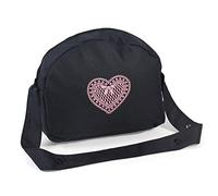 2000-Chic 2000 Puppen-wickeltasche Bayer Chic 2000-Borsa fasciatoio, Accessori, Borsa per Bambole, Blu, Colore Melange Grigio-Navy, 853 26