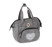 Bayer Chic 2000 - Borsa fasciatoio per bambole, per bambole, accessori per bambole, borsa per bambole, jeans, grigio