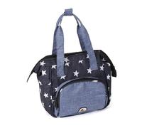 Bayer Chic 2000 Borsa fasciatoio per bambole, stelle blu navy, accessori