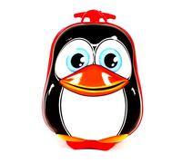 Bayer Chic 2000 Bouncie Kinder-Trolley mit 3D-Pinguin-Motiv Valigia per bambini, 40 cm, 20 liters, Nero (Schwarz)