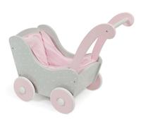 Bayer Chic 2000-Carrello per Bambole in Legno, Colore Puntos Grey, 55 x 31 x 45 cm, 425 91