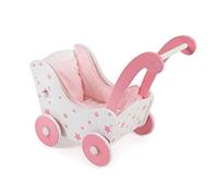 Bayer Chic 2000-Carrozzina in Legno per Bambole, Colore Rosa, 425 8 - NUOVO