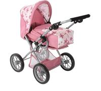 Bayer Chic 2000® Leni - Passeggino combinato 3 in 1 per bambole, pieghevole, manico regolabile in altezza 43-67 cm, borsa per il trasporto, bambole fino a 46 cm, a partire dai 3 anni