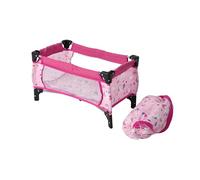 Bayer Chic 2000 - Lettino da Viaggio per Bambole Fino a 48 cm, Letto per Bambole, Lettino da Viaggio per Bambole, mobili per Bambole, Unicorno, Rosa