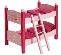 Bayer Chic 2000 - Letto a Castello per Bambole Fino a 48 cm, per Bambole, mobili per Bambole, Papilio, Rosa