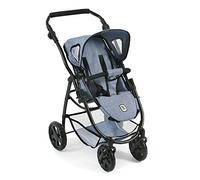 Bayer Chic 2000-Passeggino Combinato per Bambole Emotion 3 in 1 all in, Colore Blu Jeans, 637