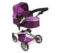 Bayer Chic 2000-Passeggino Combinato per Bambole Yolo, Colore Prugna, 593-25 - N