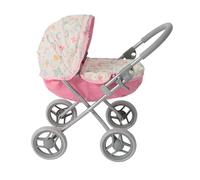 Bayer Chic 2000 - Passeggino per bambole Lilli, piccolo passeggino per bambole, farfalle, rosa, 550-44