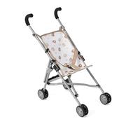 Bayer Chic 2000 - Passeggino per bambole Roma, passeggino per bambole, mini passeggino, orsetto beige, 601-63