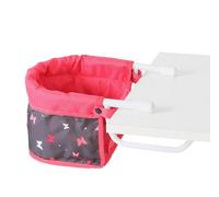 Bayer Chic 2000 - Sedia da tavolo per bambole, seduta da tavolo per bambole, mobili per bambole, accessori per bambole, farfalla, corallo, 735-47
