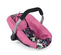 Bayer Chic 2000 - Seggiolino auto per bambole, per bambole, accessori per bambole, unicorno, rosa navy, 708-43