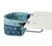 Bayer Chic 2000 - Tavolo per bambole, sedile da tavolo per bambole, mobili per bambole, accessori per bambole, stelle turchese