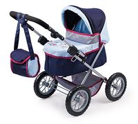 Bayer Design - 13004 - Doll Stroller per Landau - Trendy - Regolabile - Blu - 68 Cm