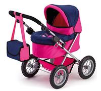 Bayer Design 13013 - Passeggino per Bambole Trendy Rosa/Blu - NUOVO