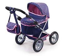 Reig Carrozzina Per Bambole Reig Trendy Royal Special Version Azzurro Rosa 45 cm