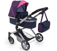 Bayer Design 18154AA Carrozzina City Neo con borsa fasciatoio, blu/rosa