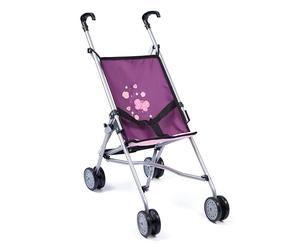 Bayer Design 30157AA Carrozzina per bambole Buggy, farfalla viola