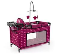 Bayer Design 62667AA letto multiplo con scomparto, seggiolone integrato, giostrina, accessori per bambole