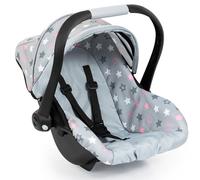 Bayer Design 67907AA Seggiolino auto per bambole, Accessori bambola, con cintura, Adatto per la Carrozzina Neo Vario e Xeo
