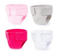 Bayer Design 73098AA Set of 4 Diapers for Doll Fabric, Doll Accessories
