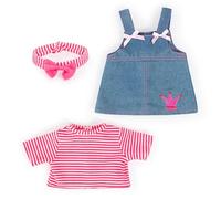 Bayer Design 83853AA - Vestitino per Bambola: Gonna in Jeans con Maglietta, 38 cm