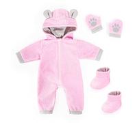 Bayer Design-84207AA Vestiti per Bambole, Colore Rosa, 84207AA